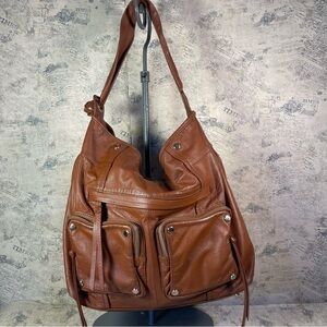 Jason Drake brown hobo Bag